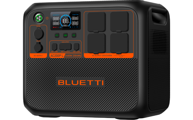 BLUETTI Portable Power Station AC200P L-Black-EU