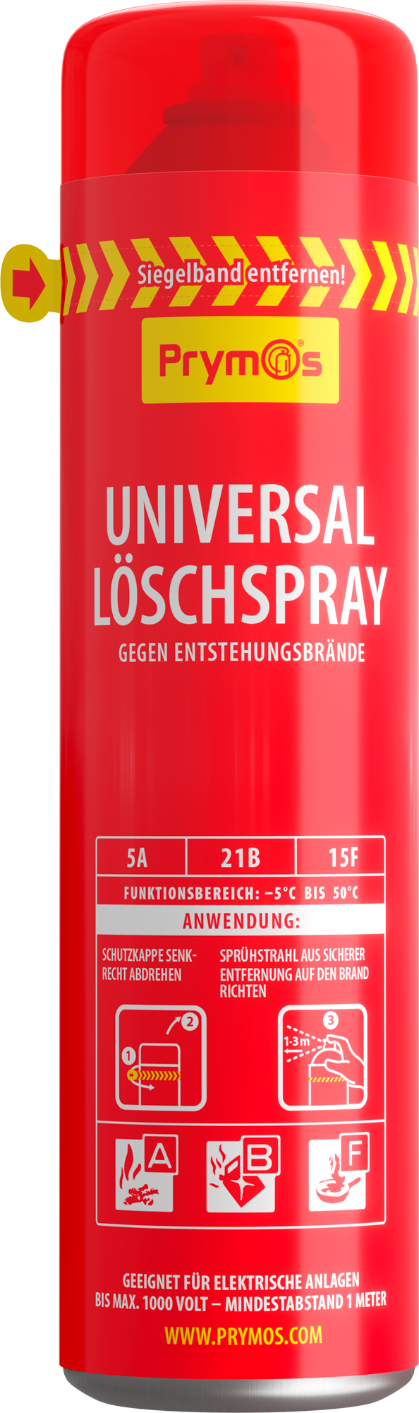 Prymos Feuerlöschspray Universal, 625 ml, Haushalt und Küche – Böttcher AG