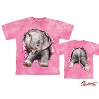 Harlekijn Baby Olifant Bubble Gum Kinderen T-Shirt