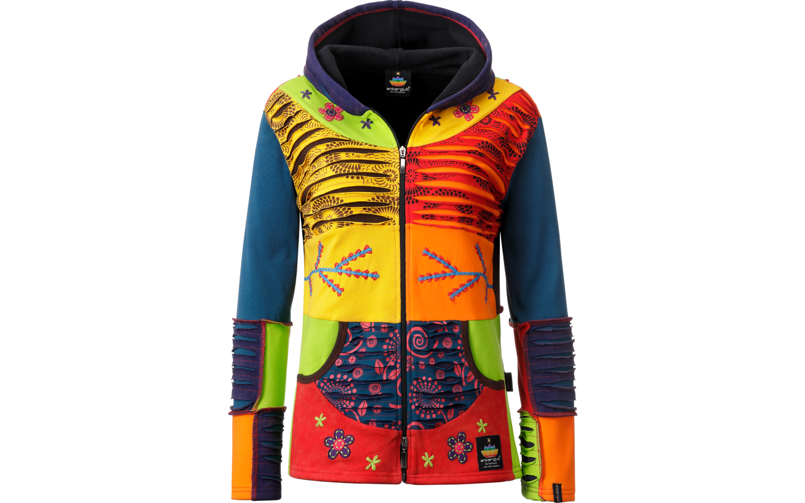 Produktbild Ankerglut Ankerglutsonne Damen Patchwork Jacke 1