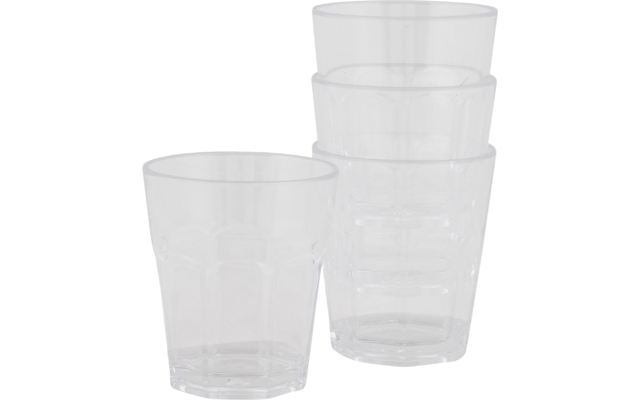 Gimex water glass 400 ml 2 pieces Solid Line