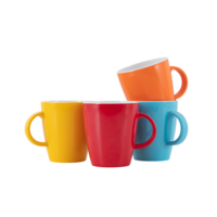 Tasse 4 pcs. Rainbow COL Gimex