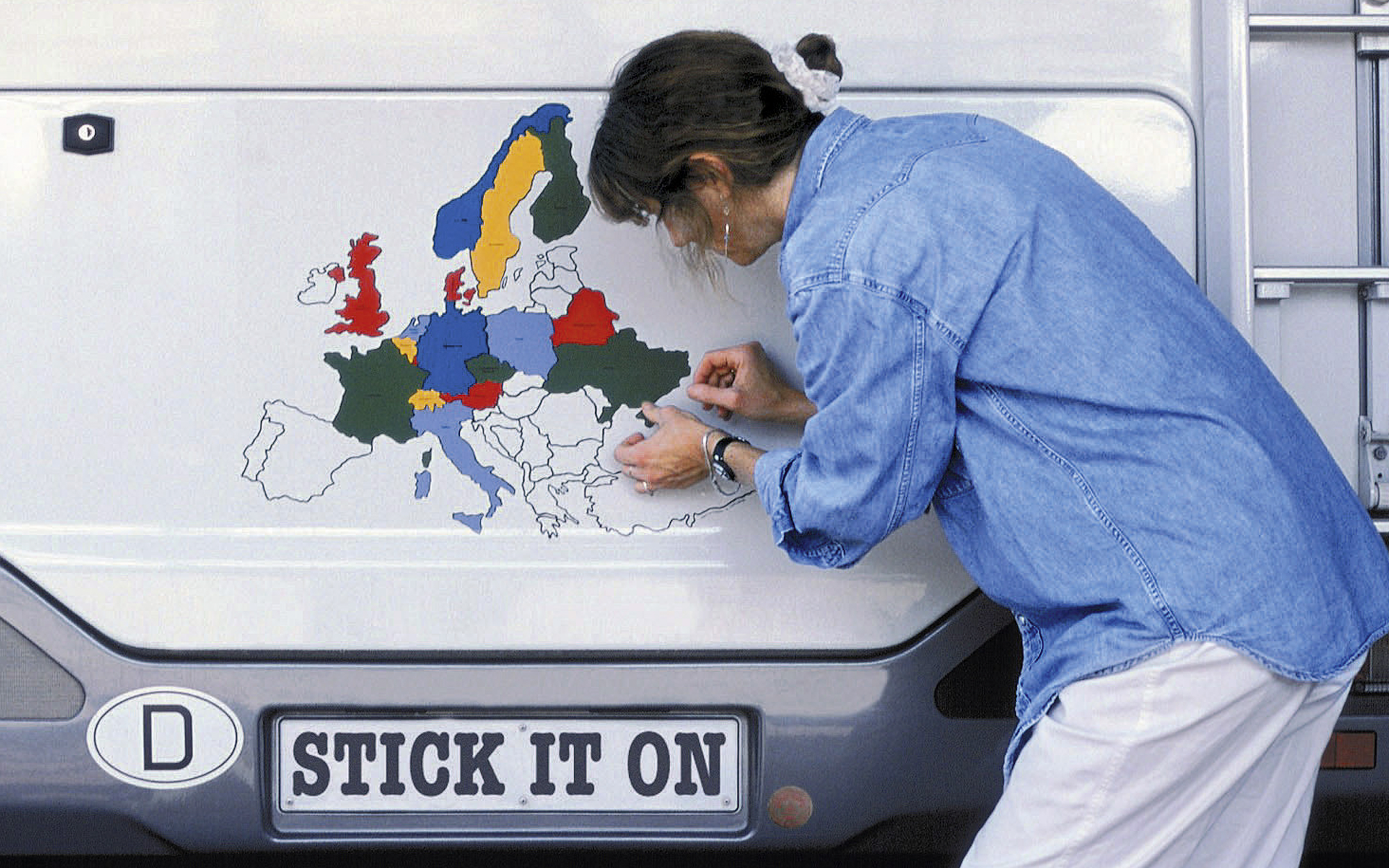 Adesivo per auto austria - Italia