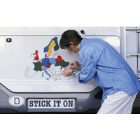 Set d'autocollants Europe 60 x 50 cm multicolore Stick it on Graphics