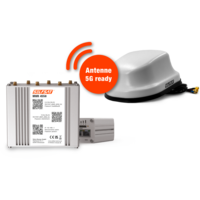 Selfsat 4G / LTE & WLAN Internet Router MWR 4550 Complete Set up to 300 Mbps with 4G / 5G Ready Roof Antenna White