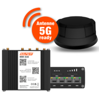 Routeur Wi-Fi 4G Cat 6 MWR 4540 avec antenne panoramique 5G incluse jusqu'&agrave; 300 Mbps noir Selfsat