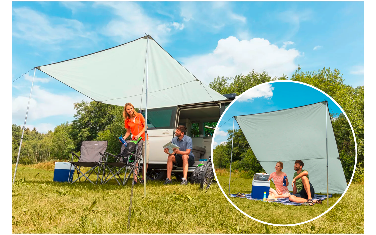 Image du produit Voile d'ombrage avec jonc Vela UV Tarp Berger 1