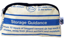 Beadbags Kosmetiktasche aus recycelten Reissack 