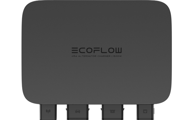 A rectangular black electronic device with rounded corners