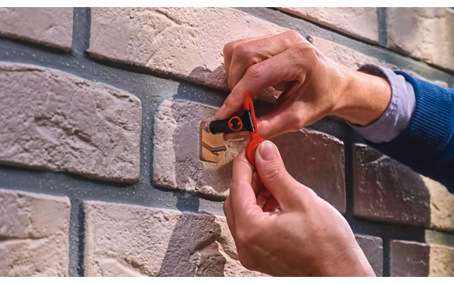 Tesa adhesive screw for masonry and stone rectangular 2 x 5 kg