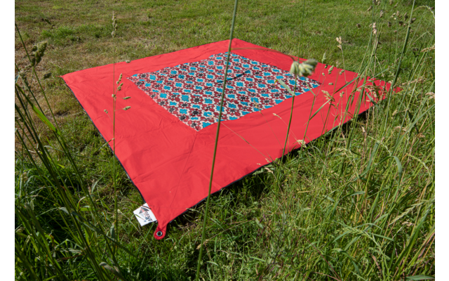 Tappeto collegabile Bent Zip-Carpet 250 x 250 cm Rosso orientale