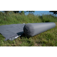 Bent XL-Lounger Inflatable cushion steel grey