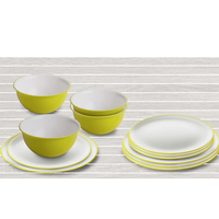 Omada servies 12 delig lime groen