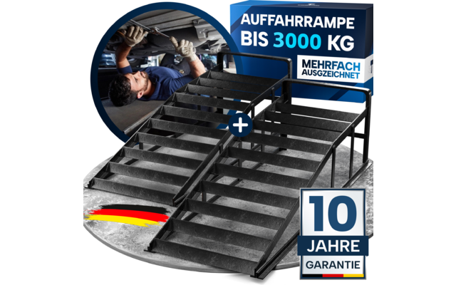 Produktbild Werkthor KFZ Auffahrrampen Set bis 3 Tonnen  1