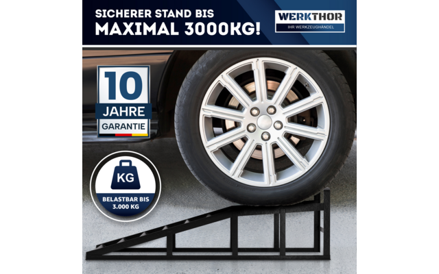 Produktbild Werkthor KFZ Auffahrrampen Set bis 3 Tonnen  1