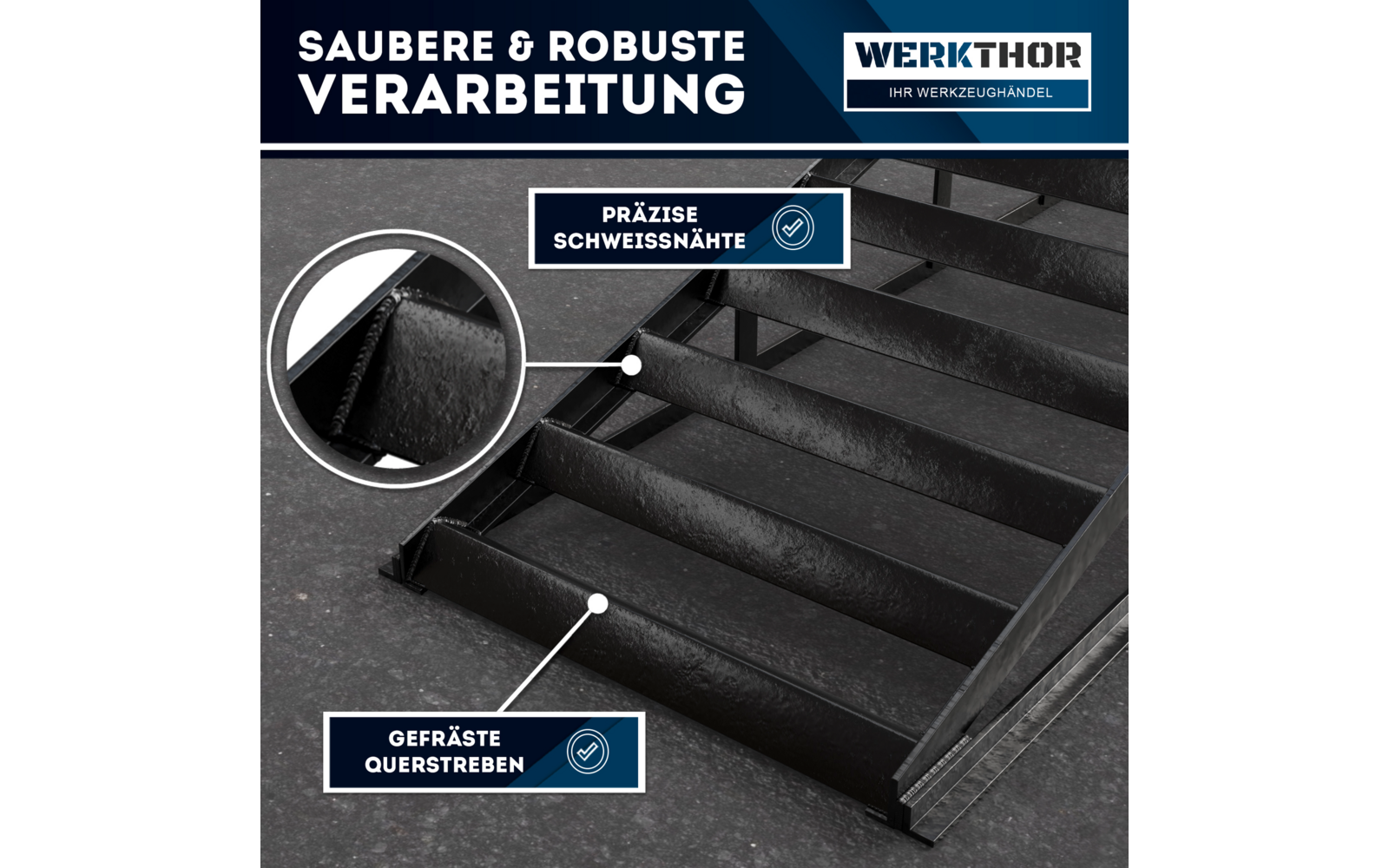 Produktbild Werkthor KFZ Auffahrrampen Set bis 3 Tonnen  1