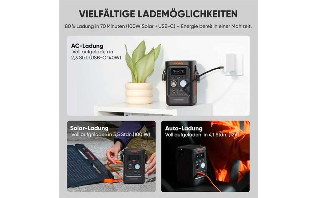 Produktbild Jackery Explorer 300D tragbare Powerstation 288 Wh / 300 W 1