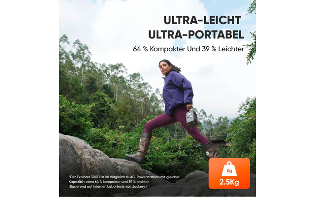 Produktbild Jackery Explorer 300D tragbare Powerstation 288 Wh / 300 W 1