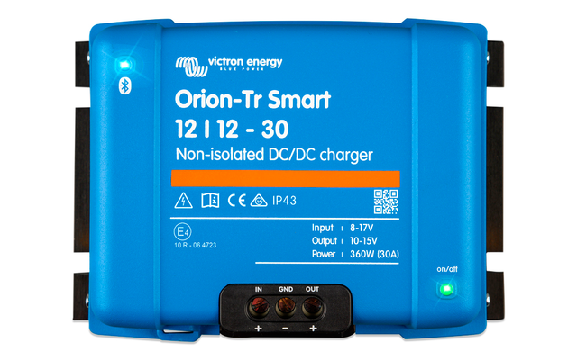 Victron Energy Orion-Tr Smart Booster de charge DC-DC 12/12 V 30 A non isolé