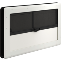 Ventana corredera Dometic PUR-Win S10 con mosquitera y doble acristalamiento blackout 700 x 400 mm blanco