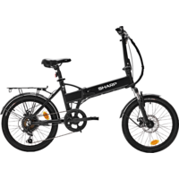 Bicicleta el&eacute;ctrica plegable Sharp BK-FD03-EB 250 W 6 velocidades