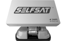 Selfsat Snipe BT Grey Line Antena SAT para camping totalmente automática con Bluetooth