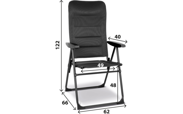 Produktbild Brunner Skye RT Klappstuhl 7-fach verstellbar 1