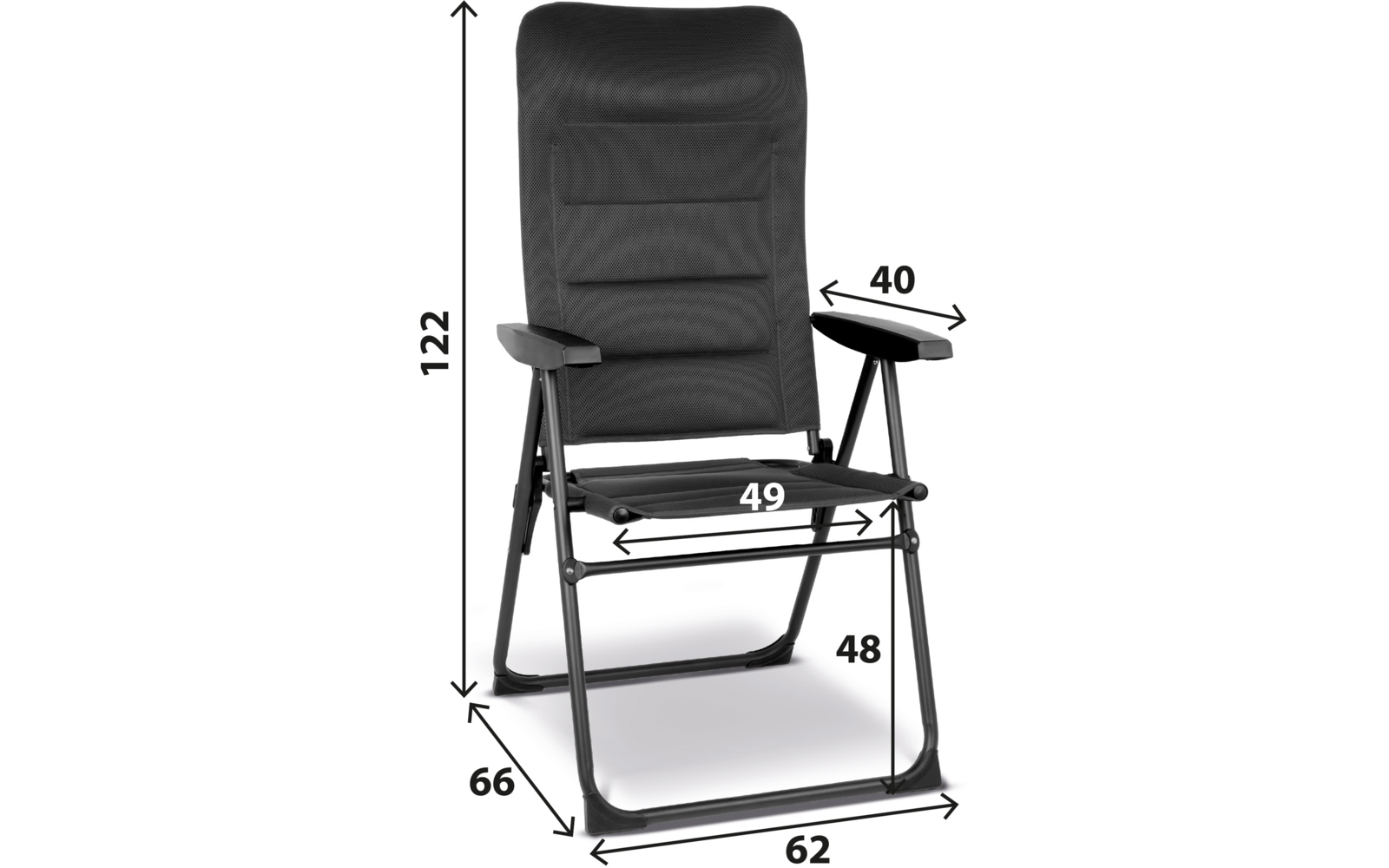Produktbild Brunner Skye RT Klappstuhl 7-fach verstellbar 1