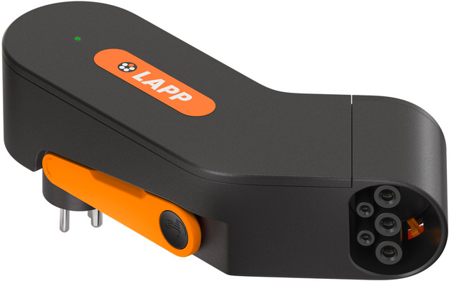 Immagine del prodotto Lapp Mobility Dock D&auml;nemark Ladeger&auml;t f&uuml;r Elektrofahrzeug Typ 2 Mode 2 / 1-phasig 6 A bis 1,4 kW 1