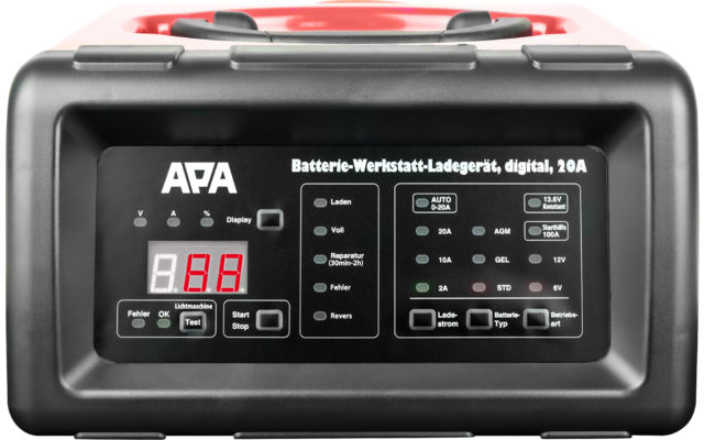 Apa workshop charger digital 20 A