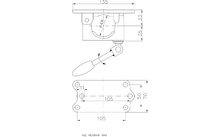 312995 - AL-KO Klemmschelle Stützrohr Ø 48 mm Klappknebel