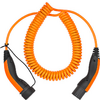 Kleines Produktbild Lapp Spiral Ladekabel Typ 2 Mode 3 / 3-phasig 20 A bis 11 kW 5 Meter orange 1