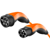 Kleines Produktbild Lapp Spiral Ladekabel Typ 2 Mode 3 / 3-phasig 20 A bis 11 kW 5 Meter orange 1