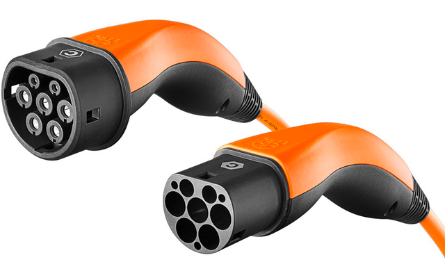 Produktbild Lapp Spiral Ladekabel Typ 2 Mode 3 / 3-phasig 20 A bis 11 kW 5 Meter orange 1