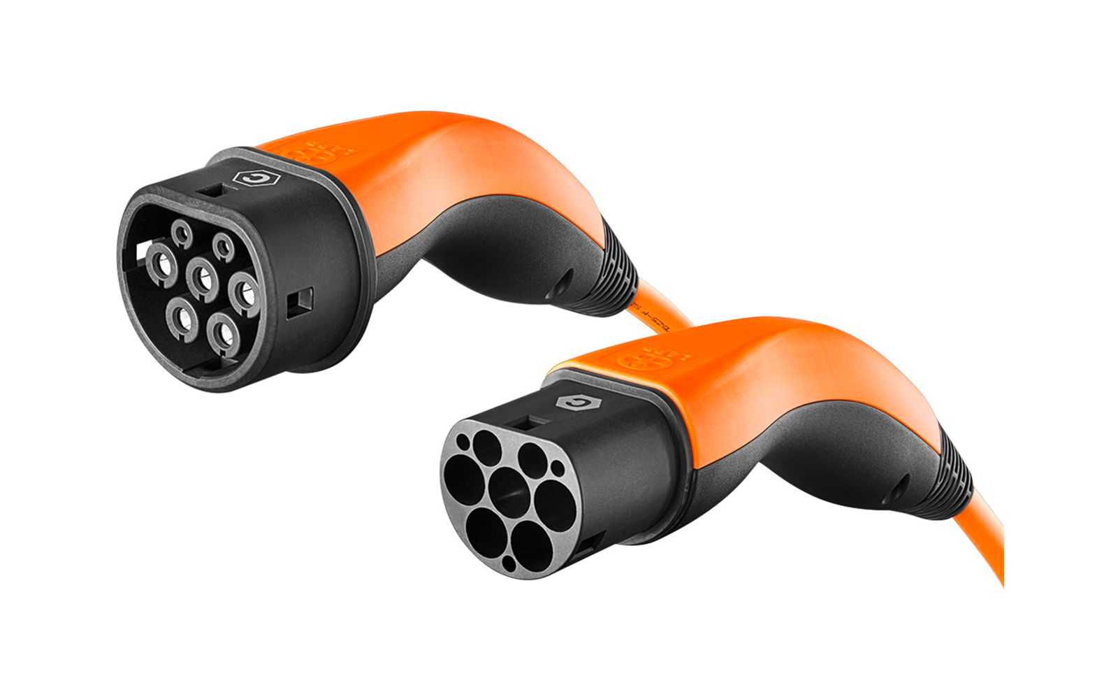Produktbild Lapp Spiral Ladekabel Typ 2 Mode 3 / 3-phasig 20 A bis 11 kW 5 Meter orange 1