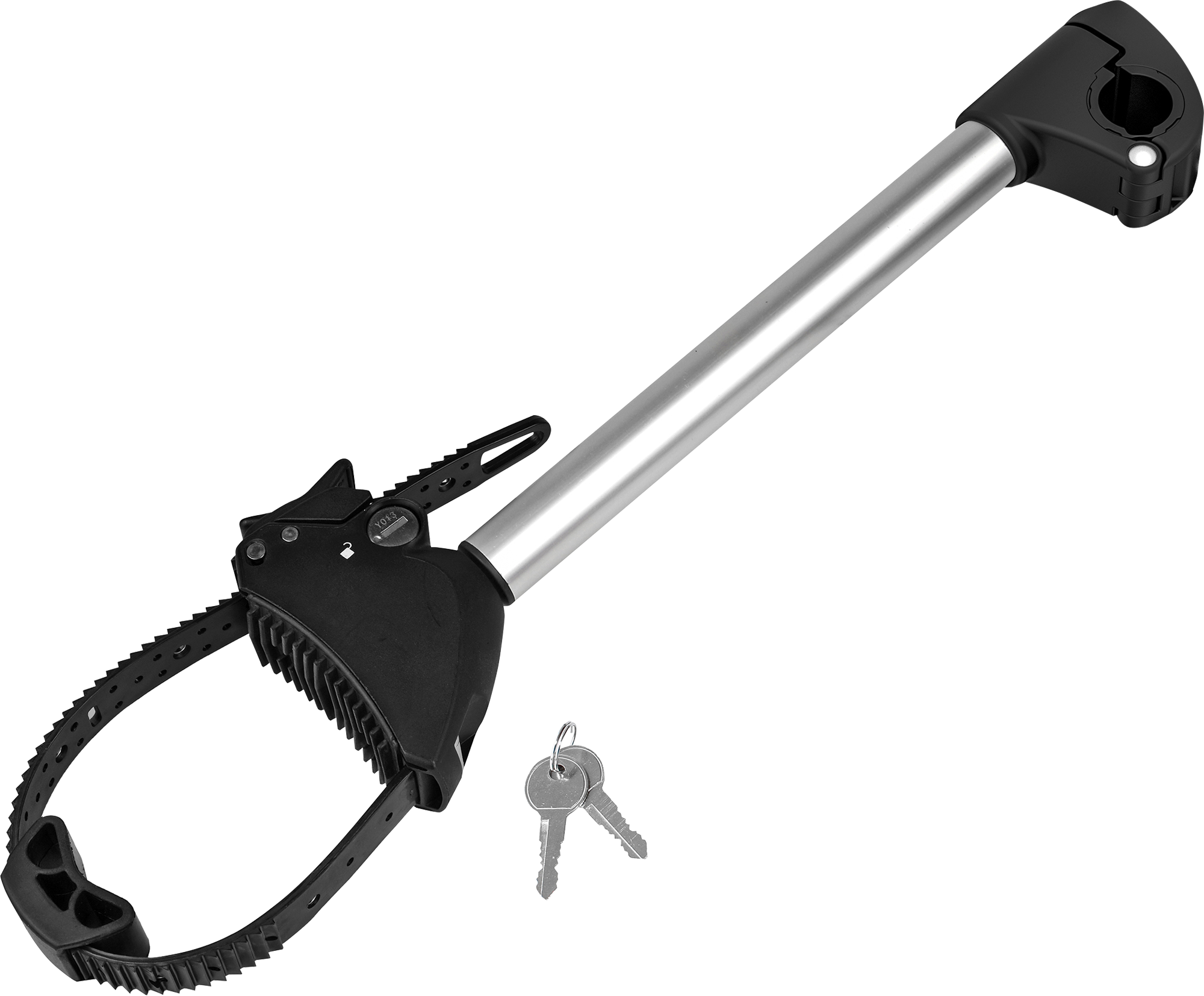 Support De Cadre De Vélo Court Et Réglable EUFAB - Ø 30 Mm, Longueur ~12 Cm - Idéal Pour Cadres Délicats Et Porte-Vélos