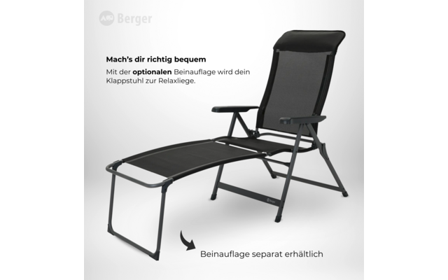 Produktbild Berger Iseo Luxus Klappstuhl (verschiedene Modelle) 1