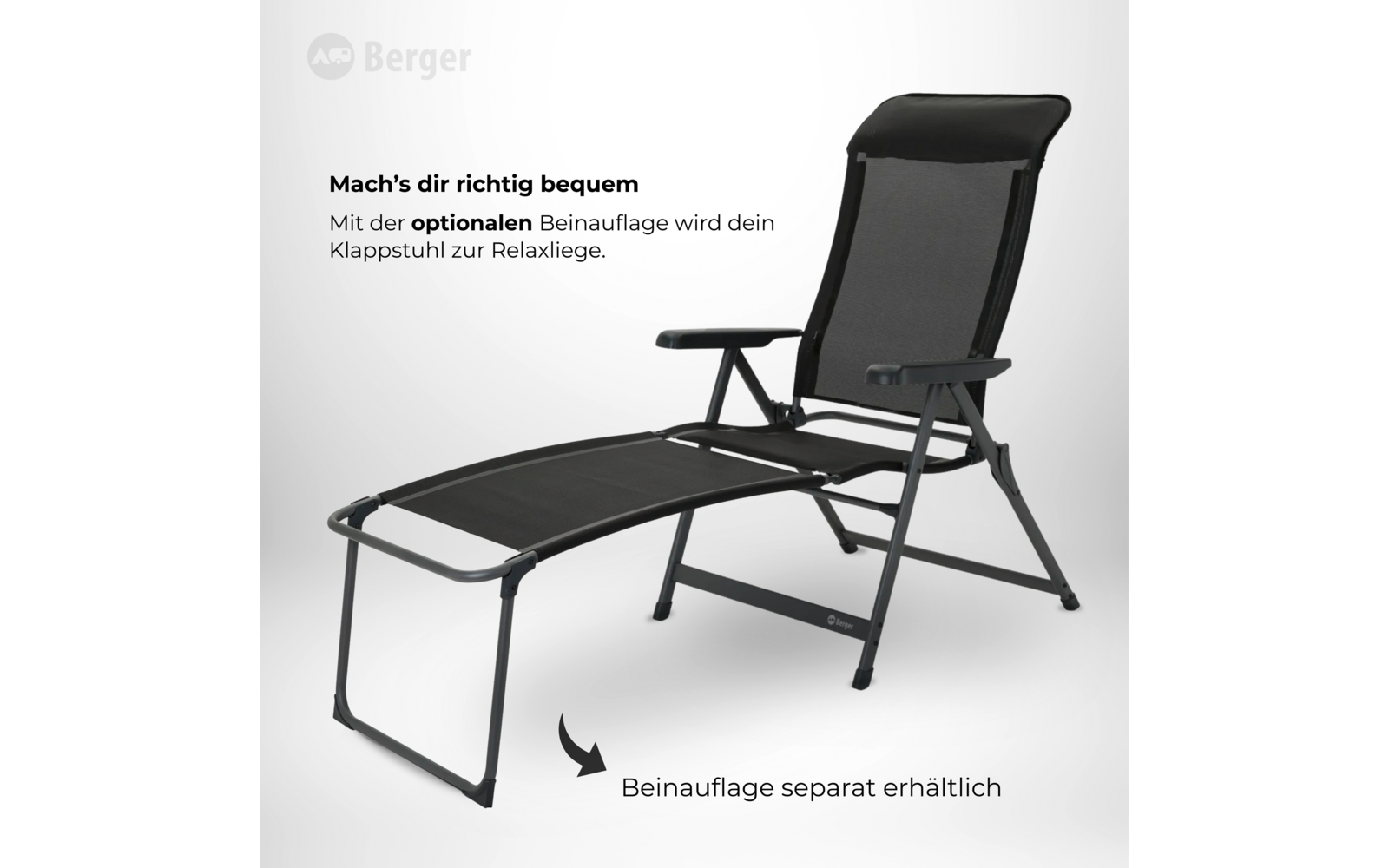 Produktbild Berger Iseo Luxus Klappstuhl (verschiedene Modelle) 1