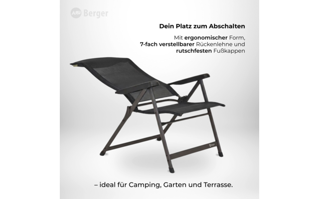 Produktbild Berger Iseo Luxus Klappstuhl (verschiedene Modelle) 1