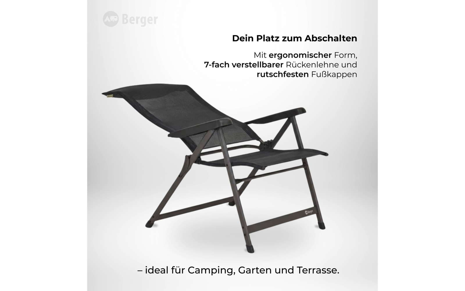 Produktbild Berger Iseo Luxus Klappstuhl (verschiedene Modelle) 1