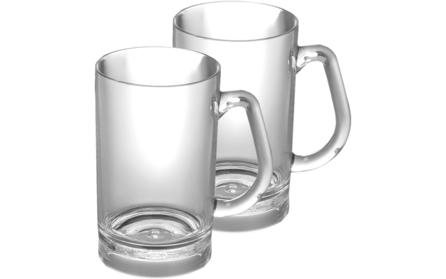 Product afbeelding Berger acryl bierglazen 590 ml (set van 2) 1