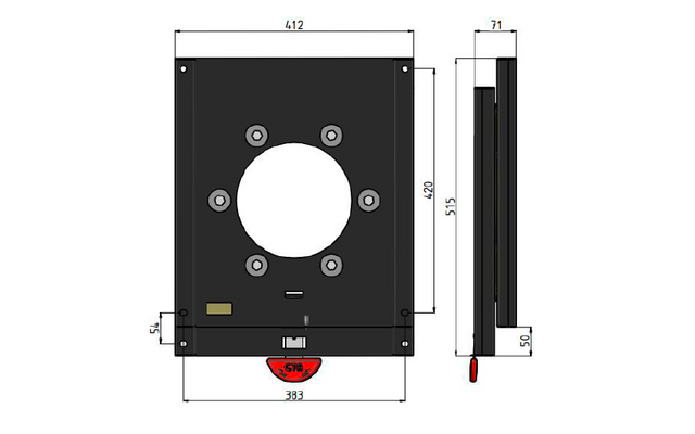 Produktbild CTA Drehkonsole Renault Master ab 2011 1