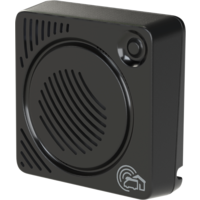 Pironex sonsor alarmsirene & batterijmonitor akoestisch afschrikmiddel met 12-volt batterijmonitor voor Pironex alarmsysteem in zwart