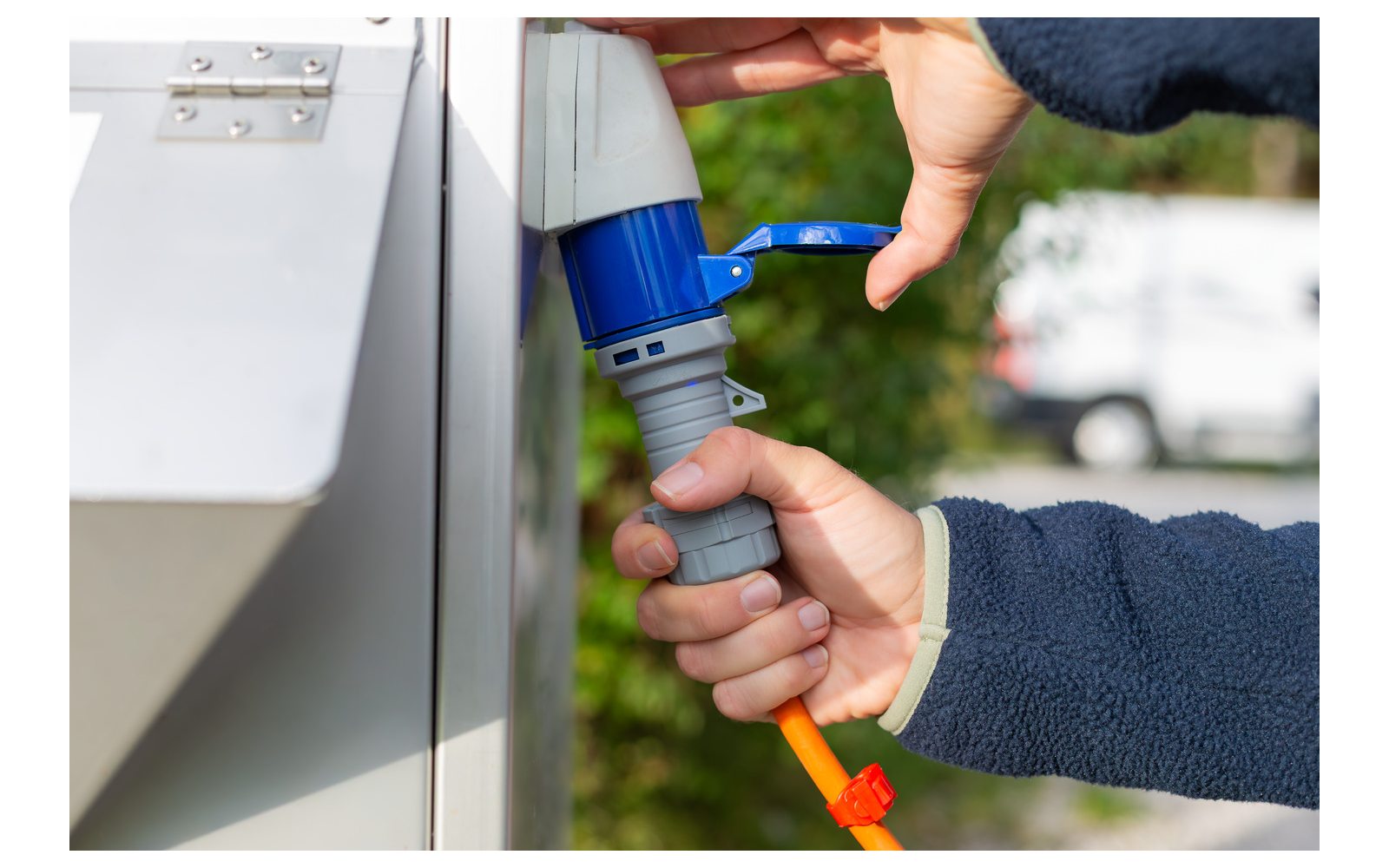 Produktbild Brennenstuhl CEE Camping-Verl&auml;ngerungskabel orange  1