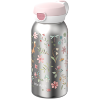 Botella de acero inoxidable Mepal Campus con tapa abatible a prueba de fugas 600 ml Fairy Wonders
