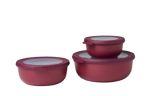 Mepal Cirqula multi bowl set rond 3 stuks 350 / 750 / 1250 ml nordic berry