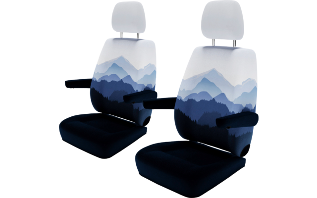 Drive Dressy Seat Covers Set Ford Nugget (from 2019) Seat Covers Set Front Seats