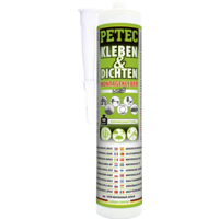 Petec lijm voor verlijmen en afdichten wit 290 ml