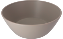 Lege grijze plastic kom