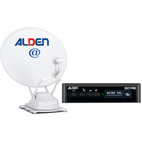 Sistema satellitare Alden AS2@ 80 SKEW / GPS Ultrawhite comprensivo di modulo di controllo S.S.C. HD, indipendente dal ricevitore